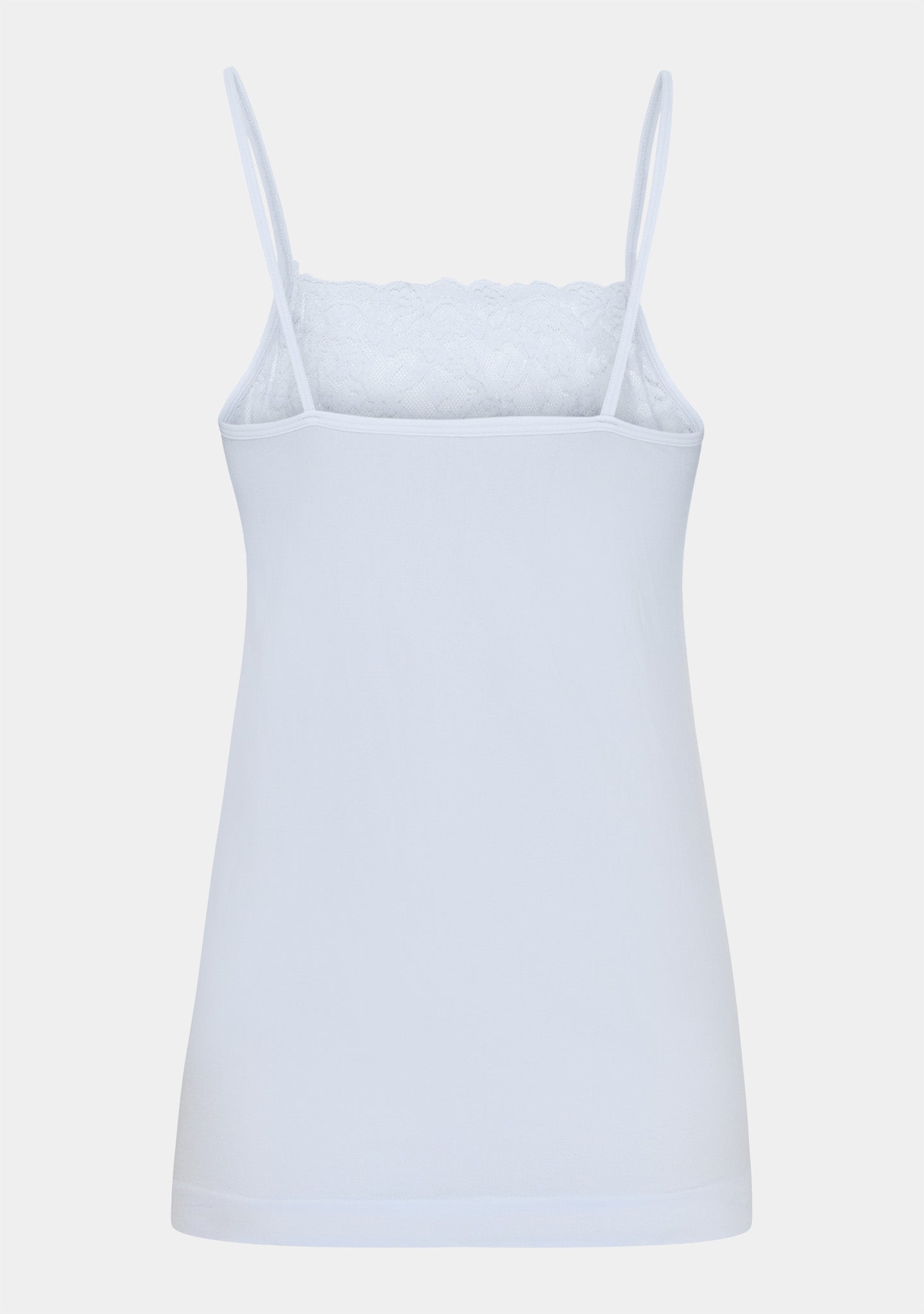 Nilla Wide Lace Top - Light Blue