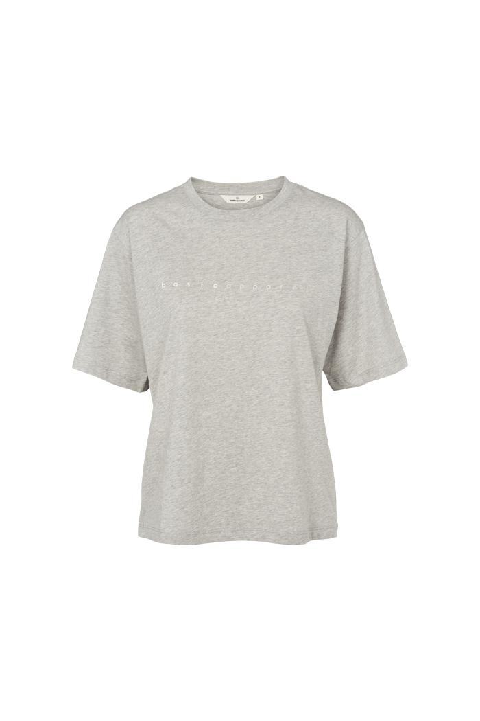 Raja Logo Tee - Light Grey Melange