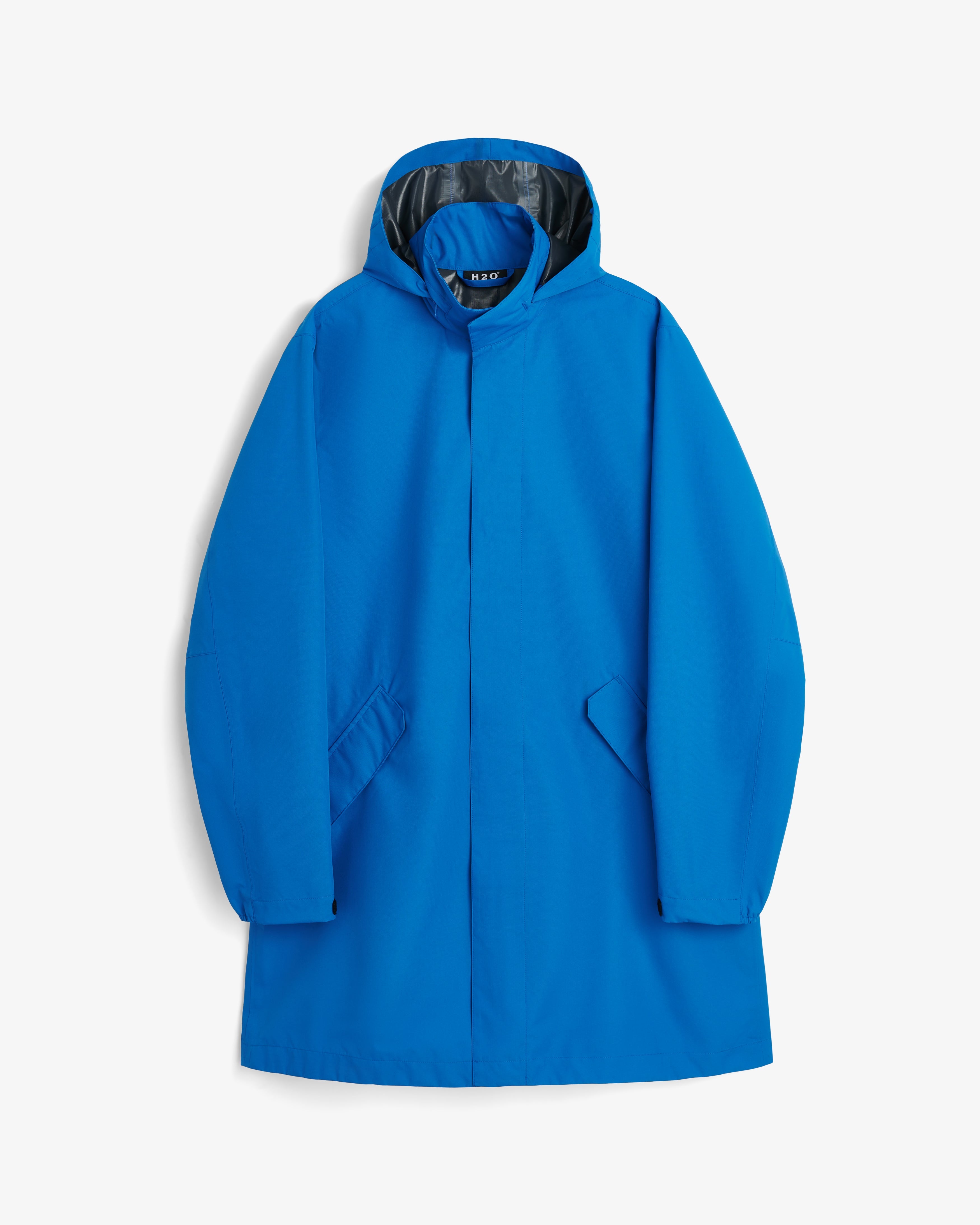 Rømø Rain Long Jacket - Blue