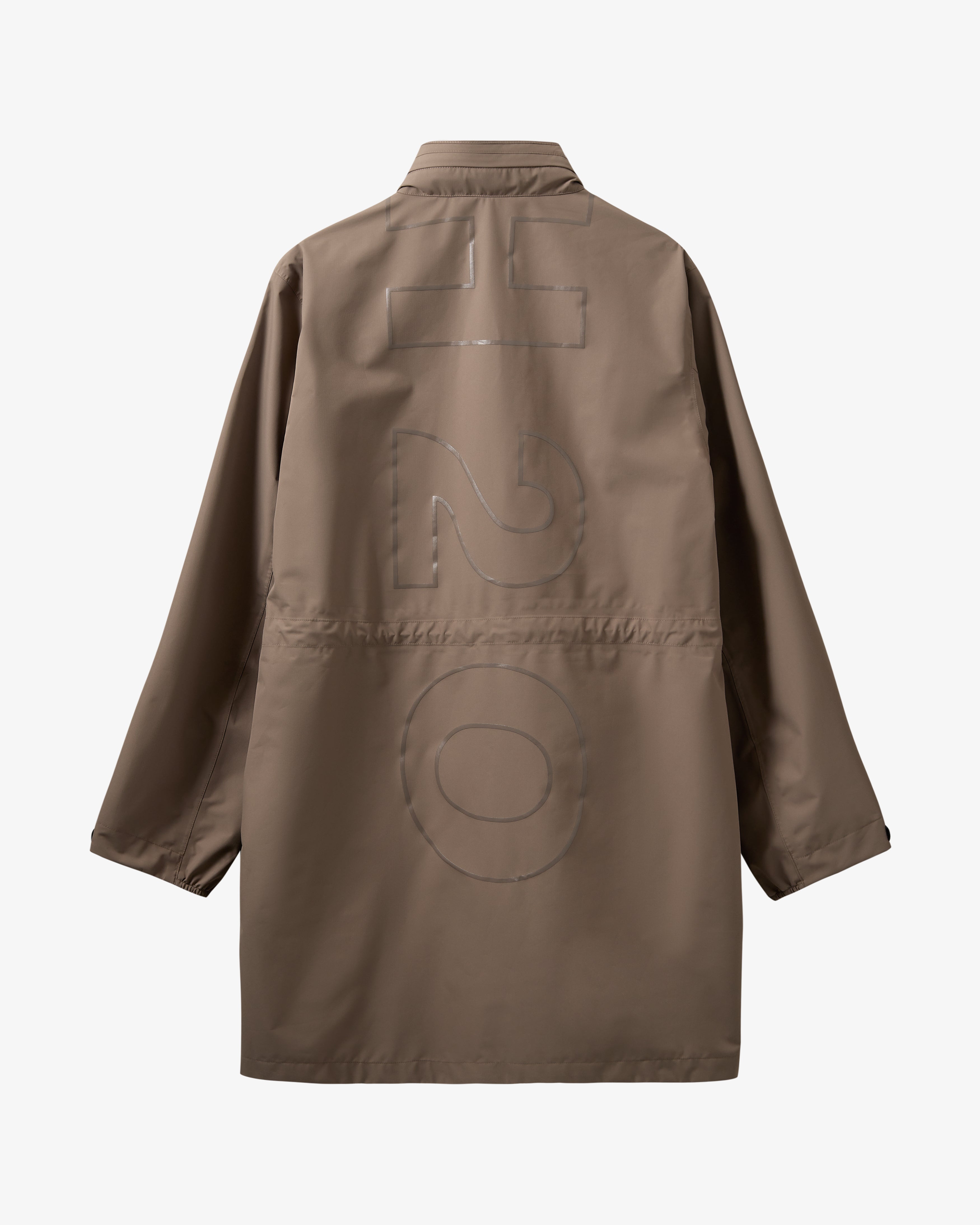 Rømø Rain Long Jacket - Dusty Oak