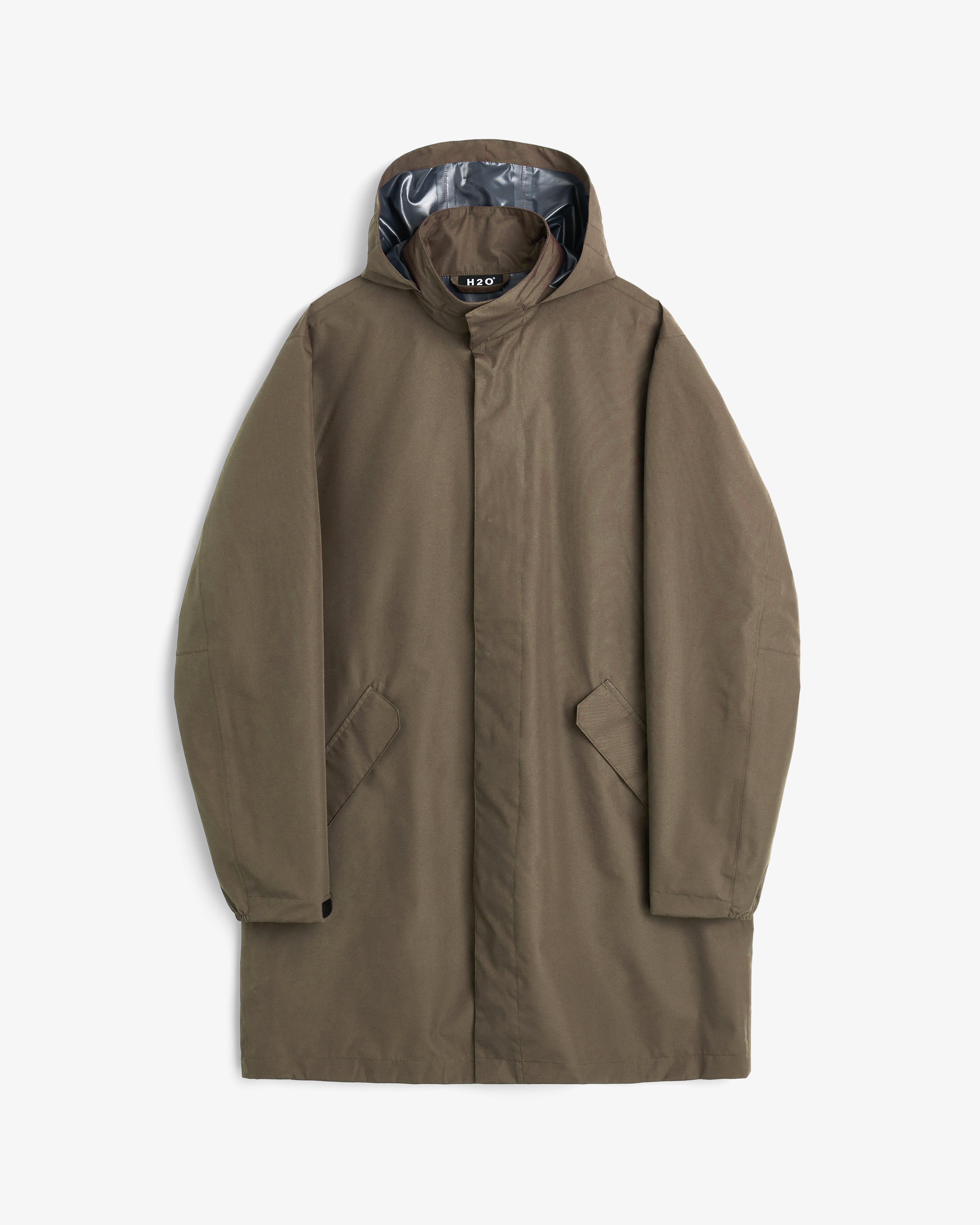 Rømø Rain Long Jacket - Dusty Oak