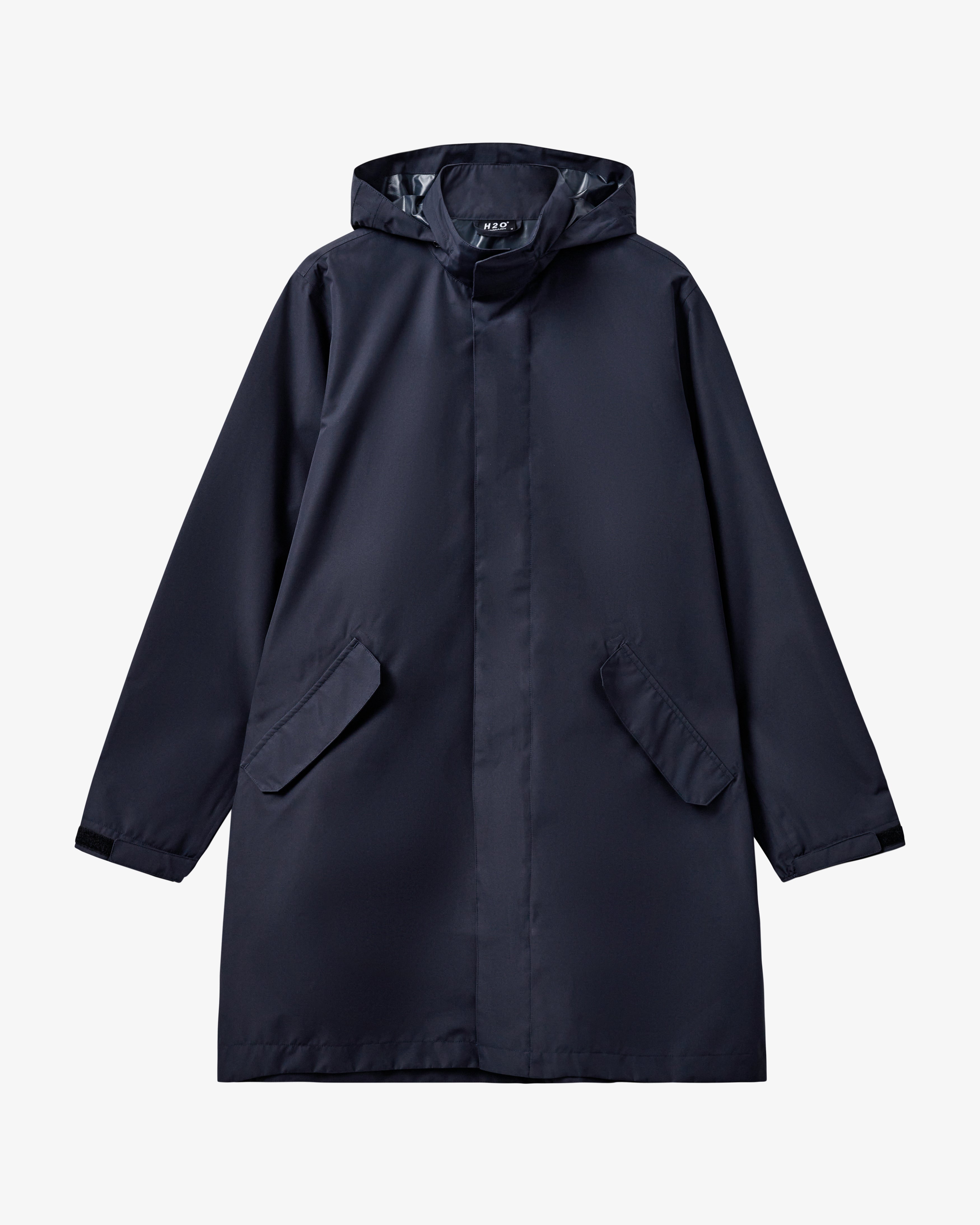 Rømø Rain Long Jacket - Navy