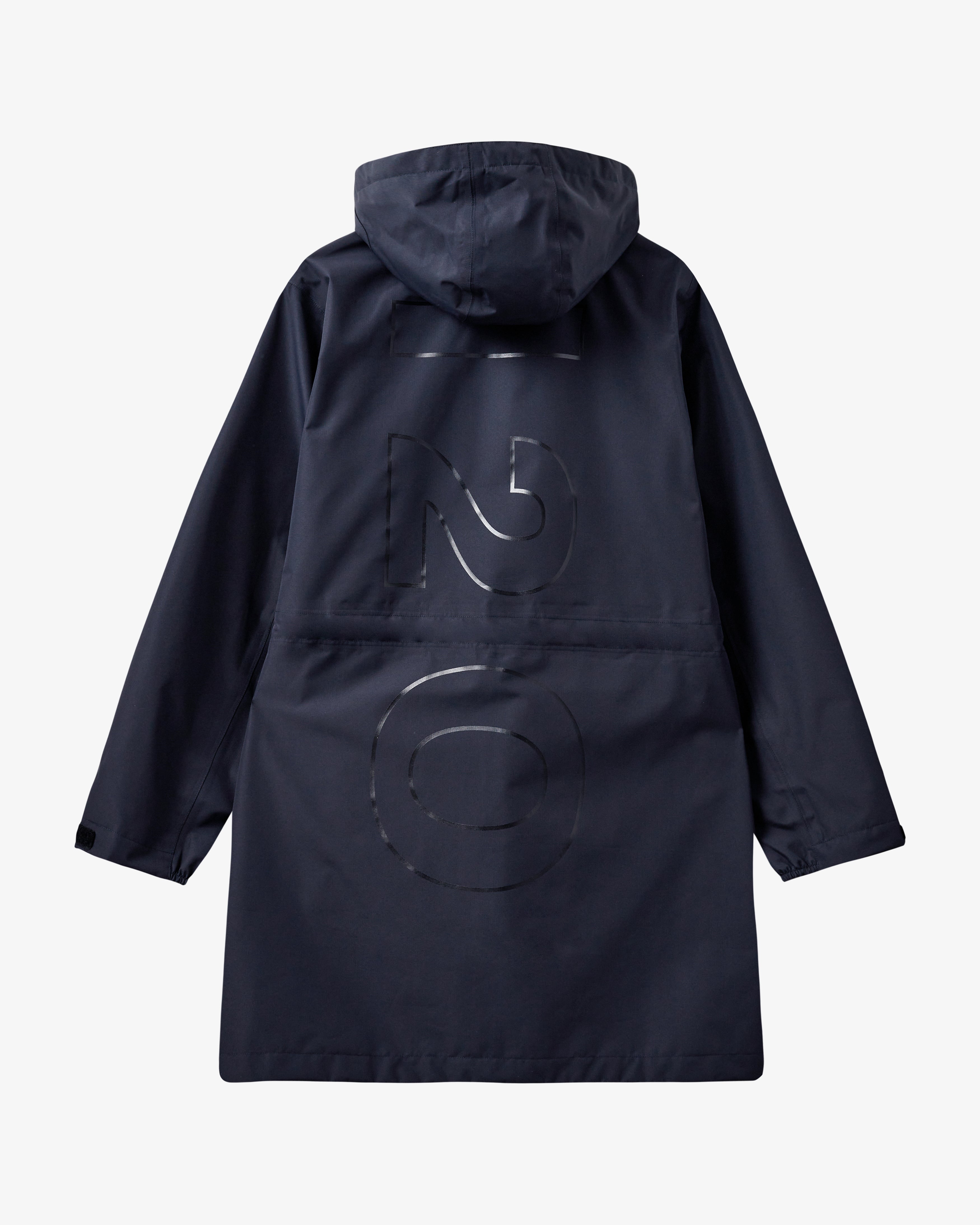 Rømø Rain Long Jacket - Navy