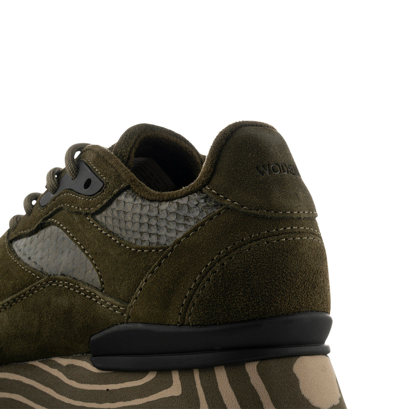 Sophie Sneakers Marble - Dark Olive