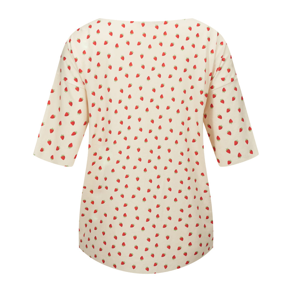 T-Shirt - Creamy Strawberry