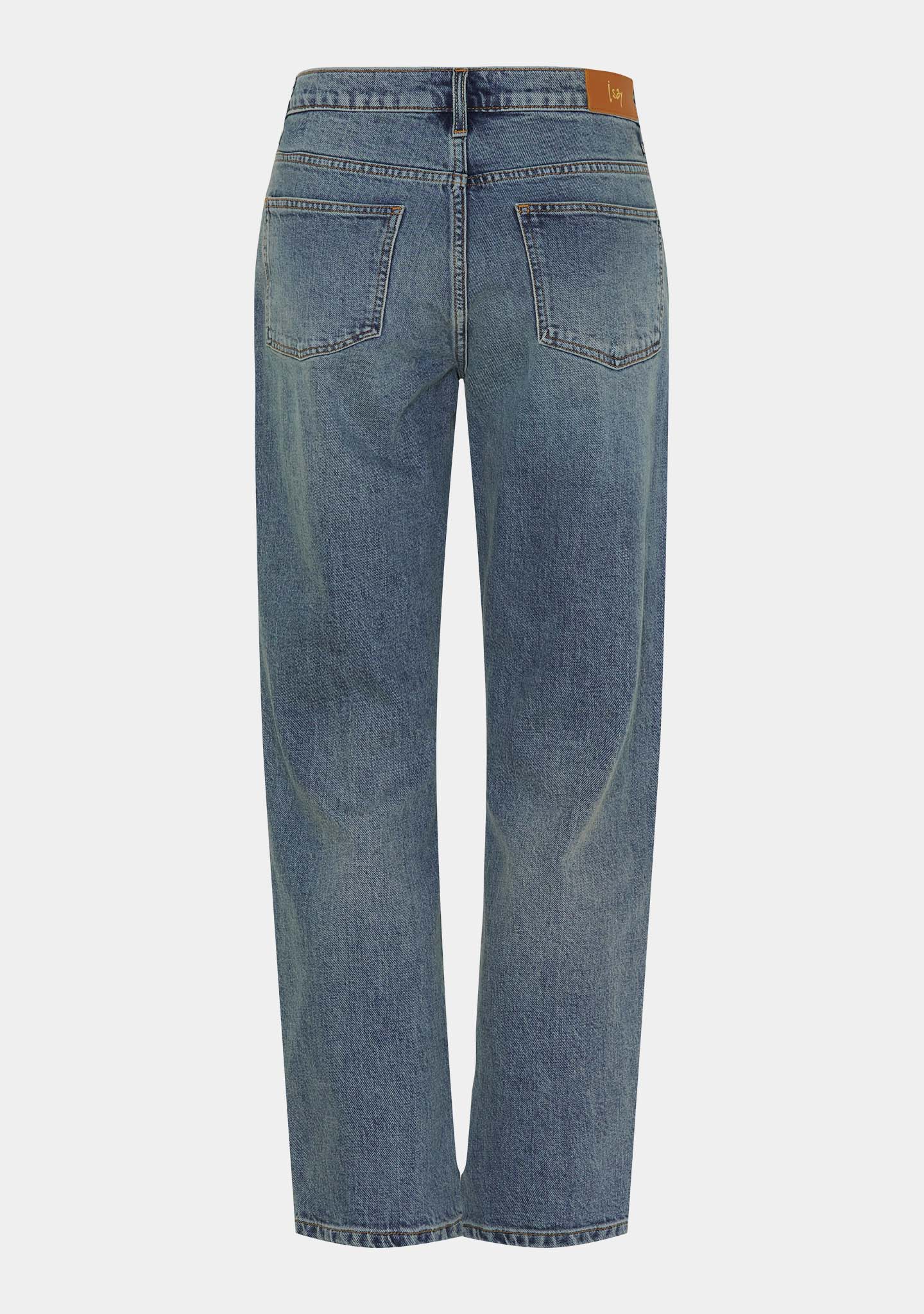 Torino Cropped Jeans - Marble Denim
