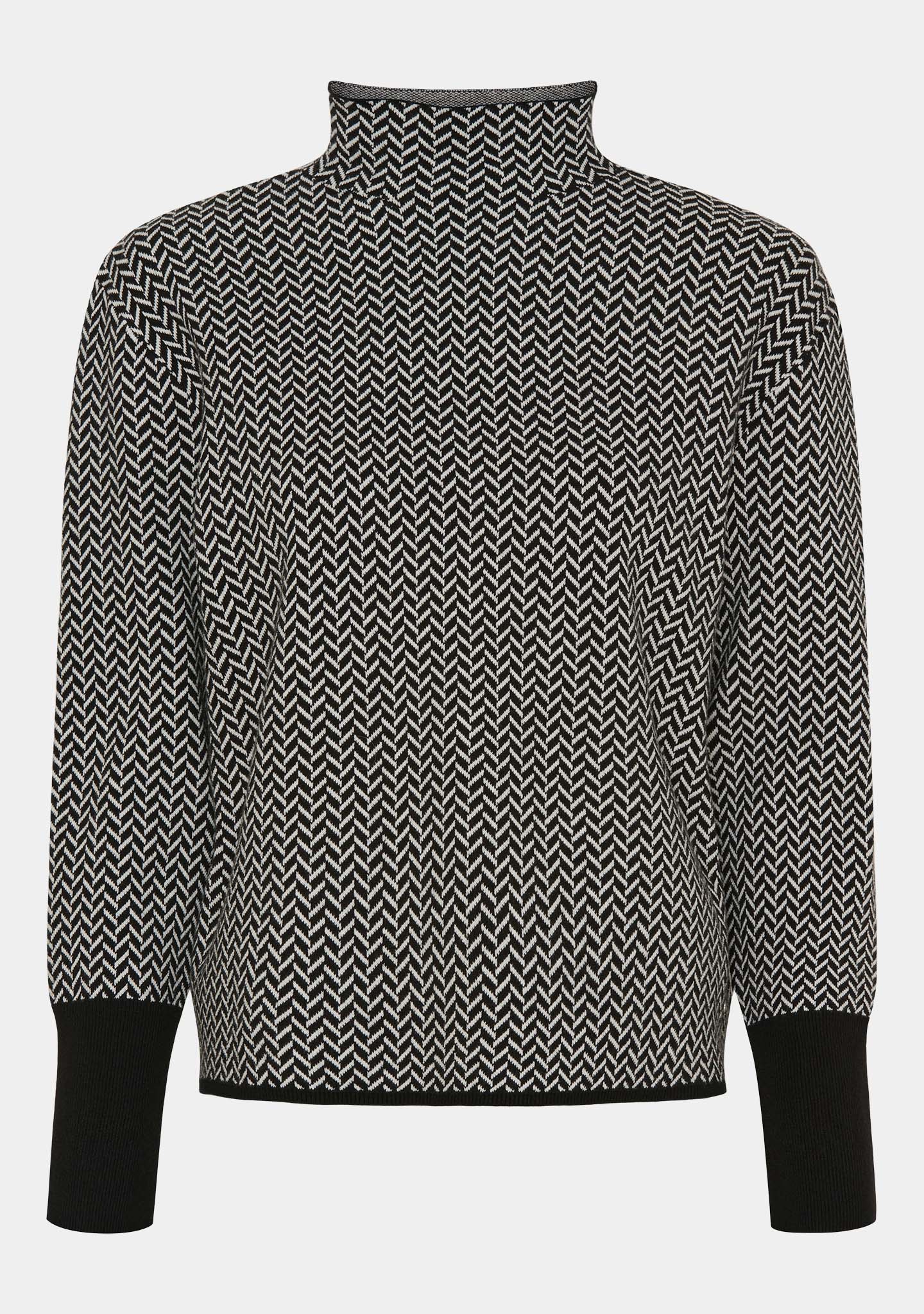 Frigga Multi Knit - Black/White