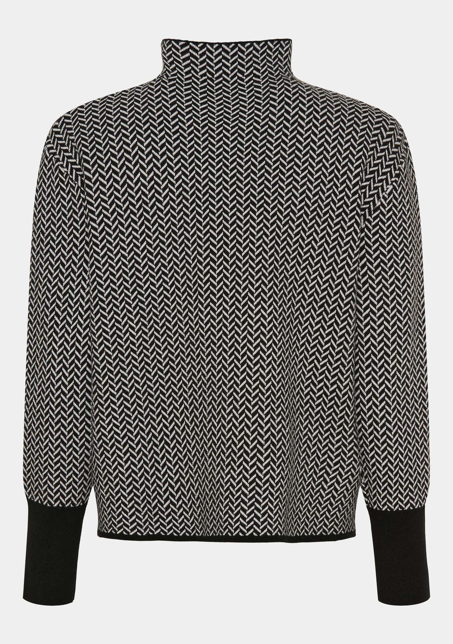Frigga Multi Knit - Black/White