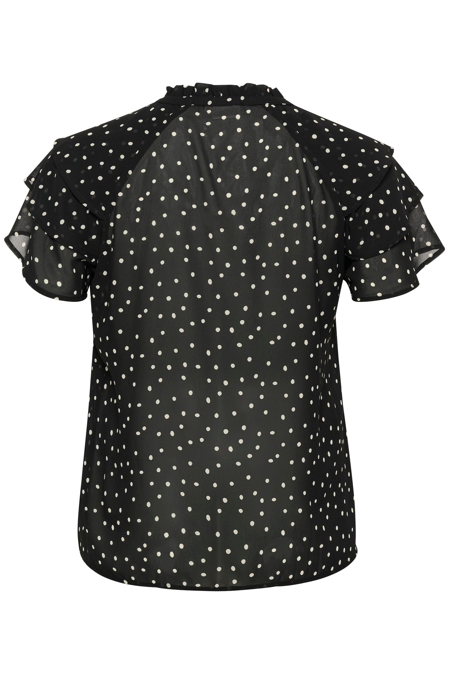 KCsallie Blouse - Black/White Dot