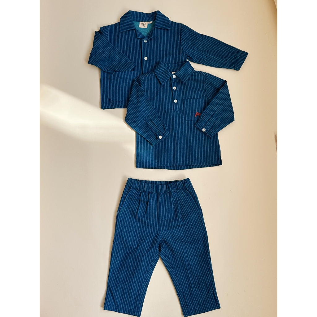 Willy Pant - Indigo Stripe