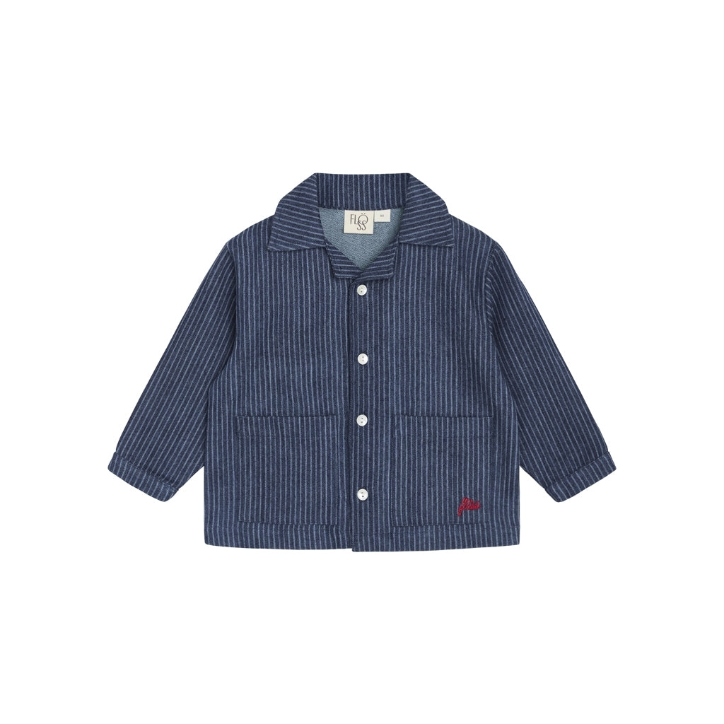 Willy PJ Shirt - Indigo Stripe