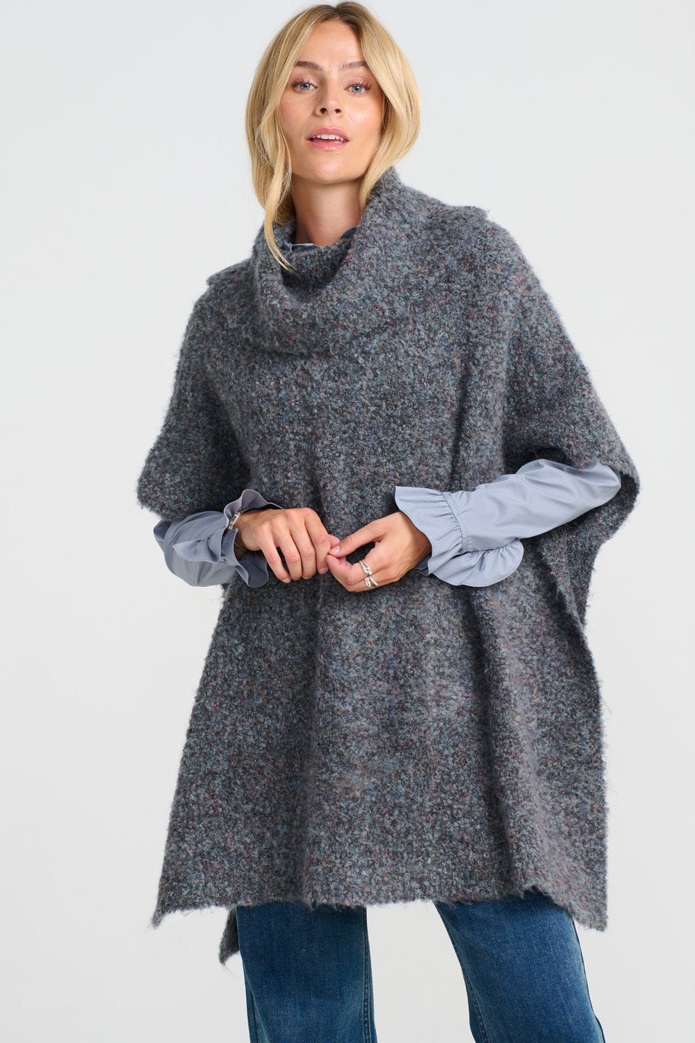 Poncho - Blue