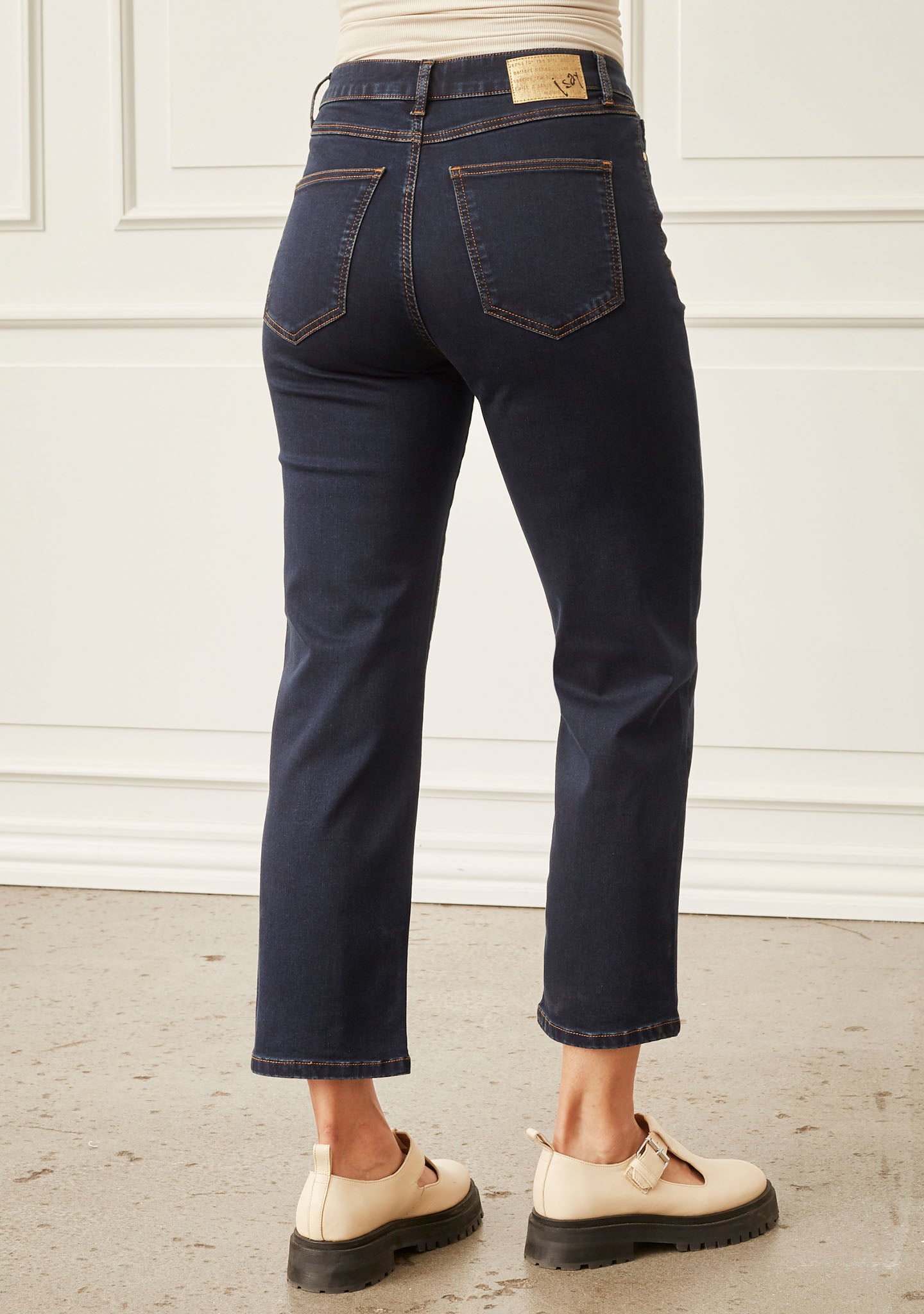 Lido Straight Jeans - Unwashed Denim Blue