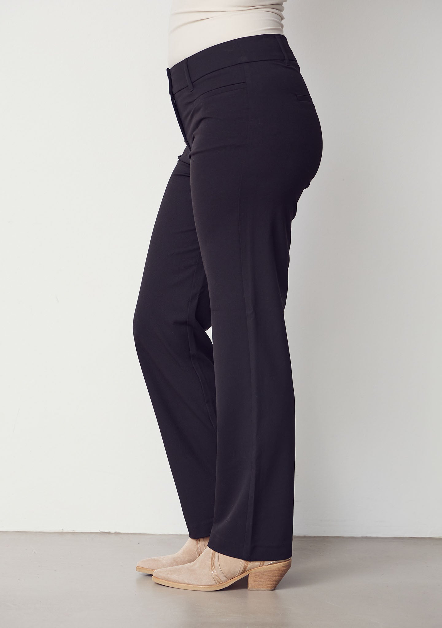 Firenze Straight Pants - Black