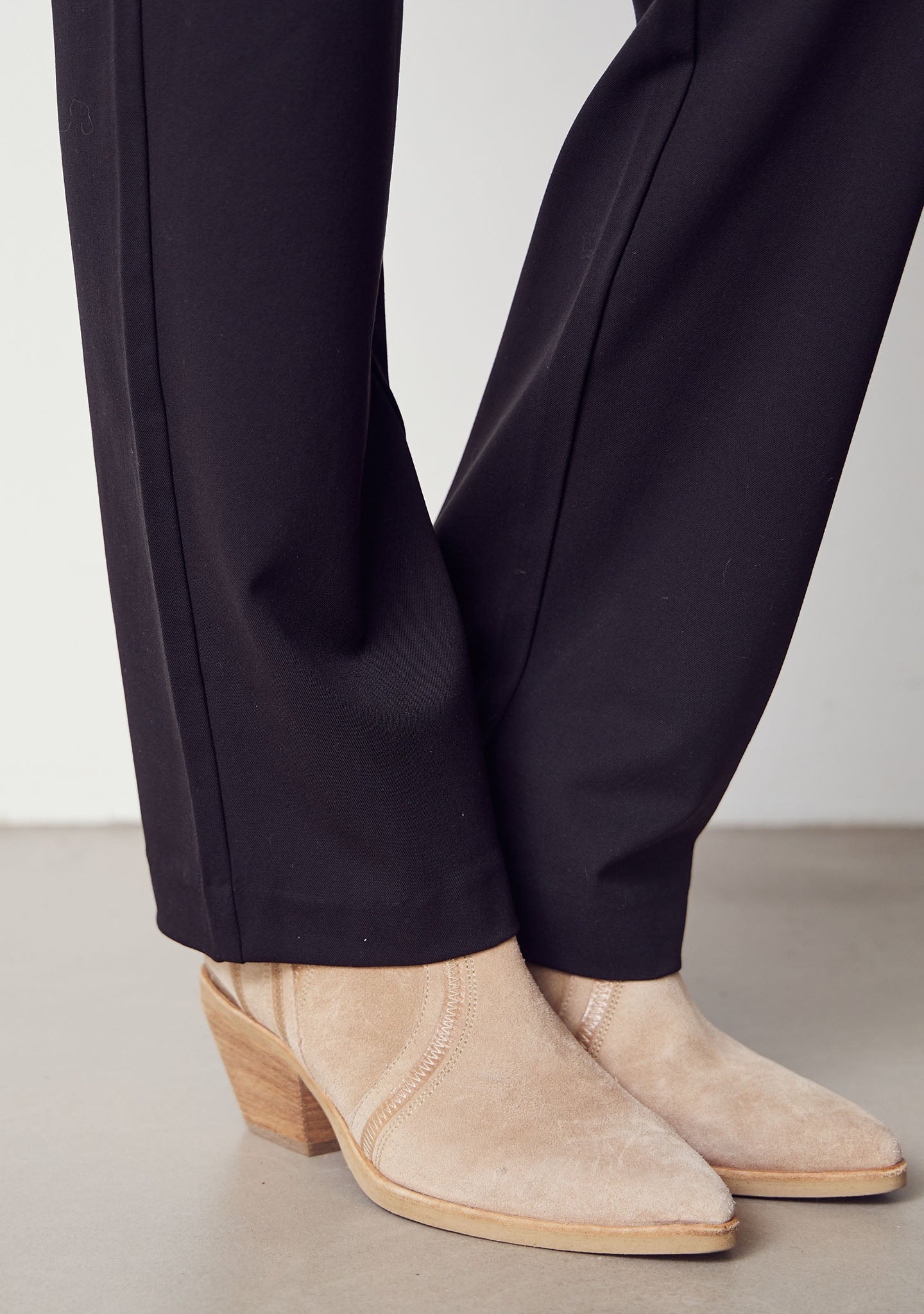 Firenze Straight Pants - Black