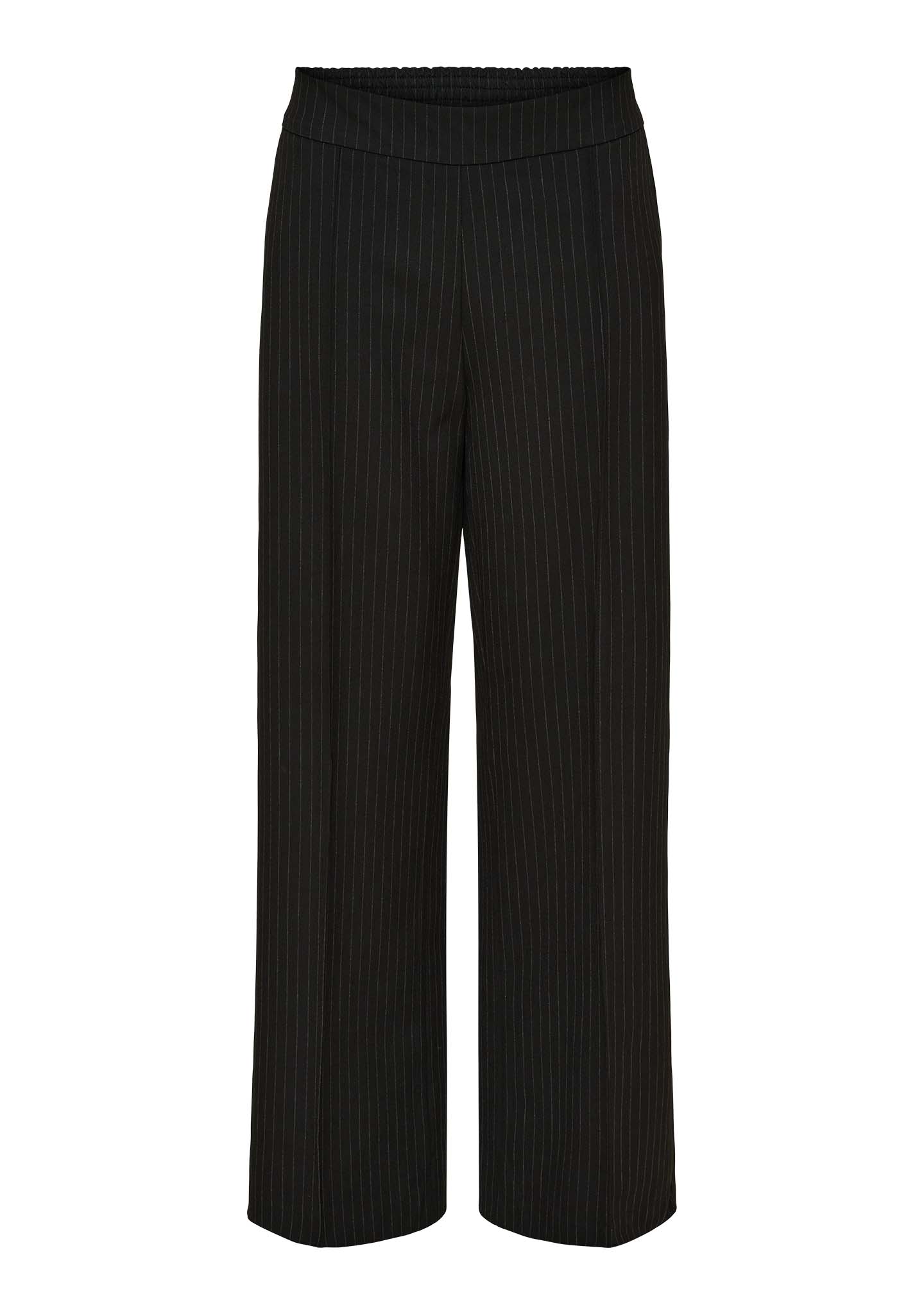 Rimini Striped Pants - Black Pinstrip