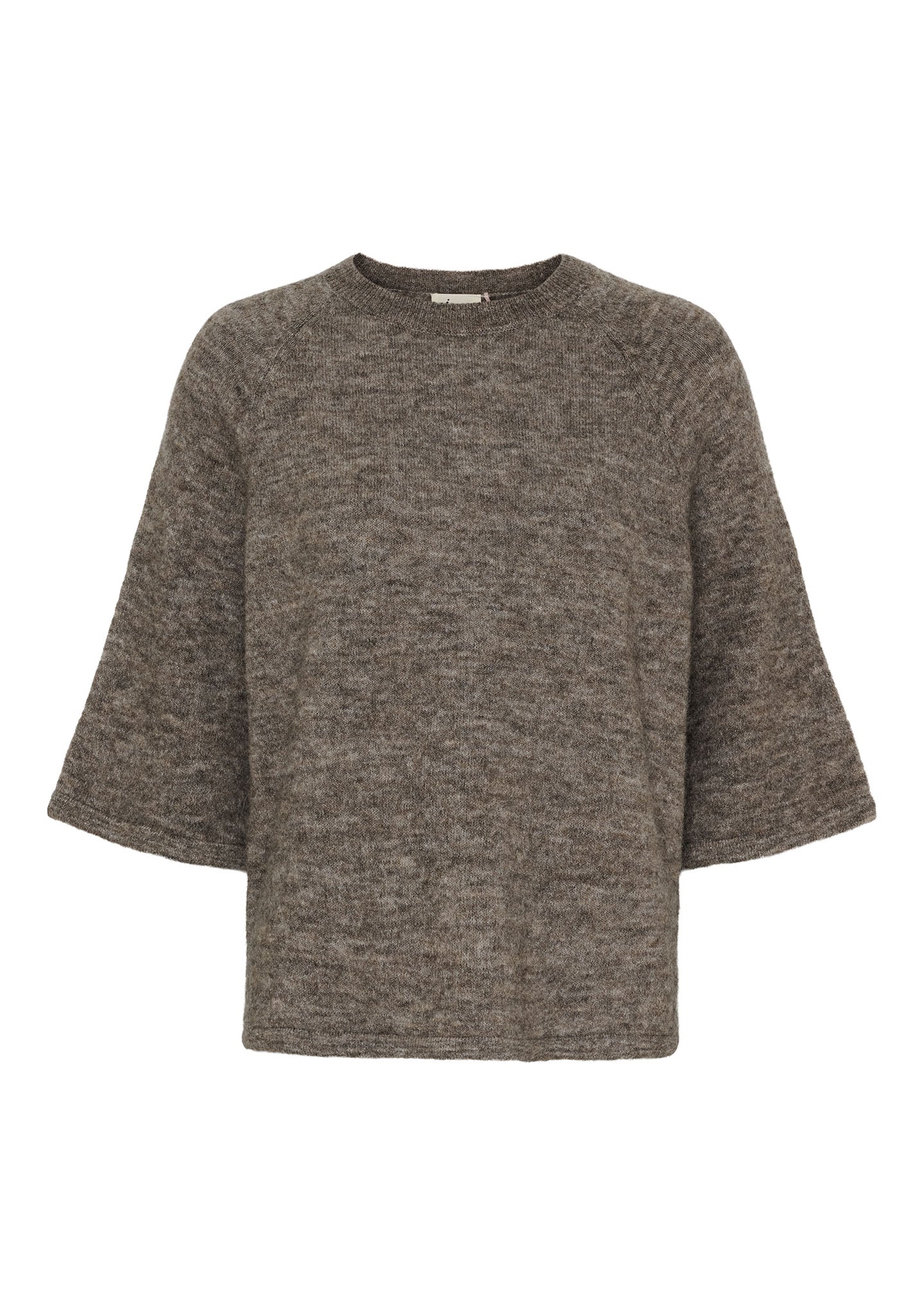 Anna 3/4 Sleeve Pullover - Taupe