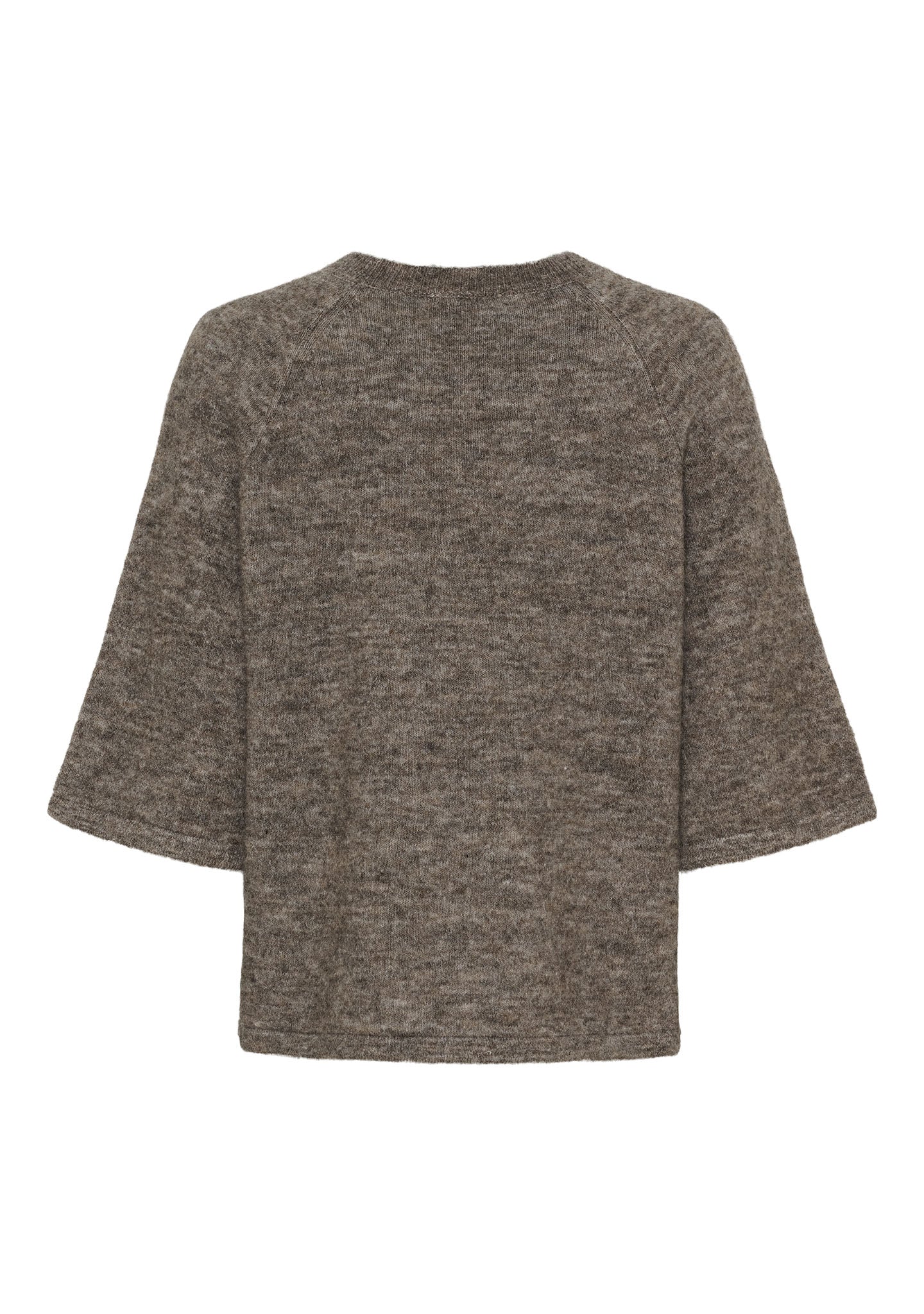 Anna 3/4 Sleeve Pullover - Taupe