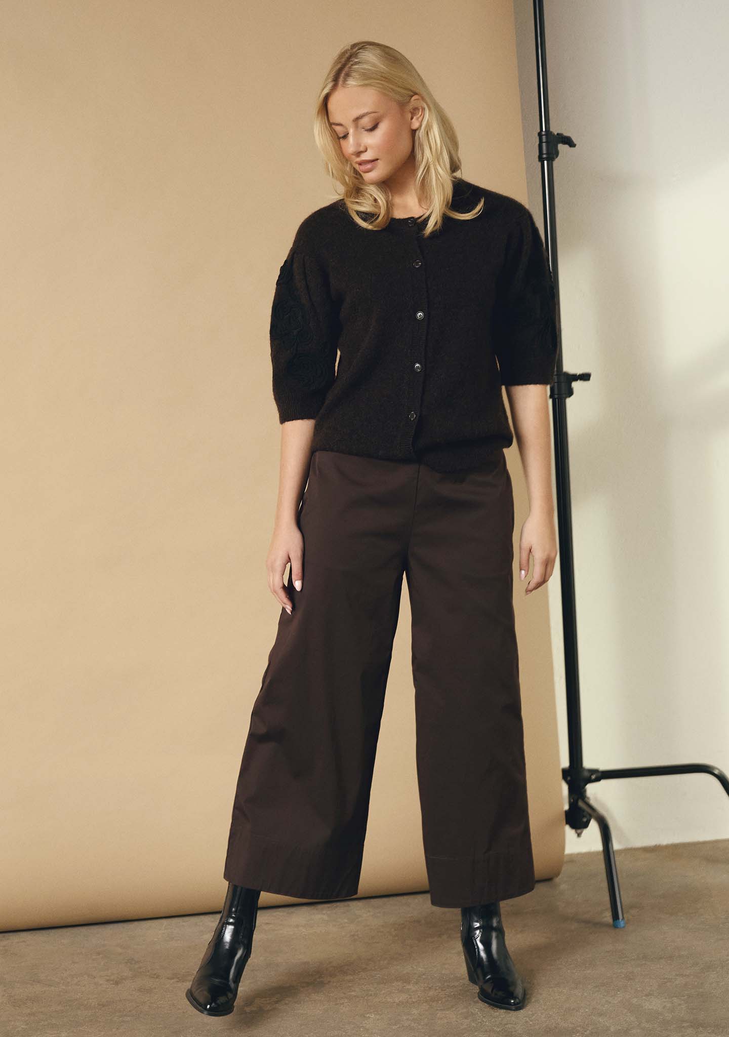 Sigga Pants - Dark Brown