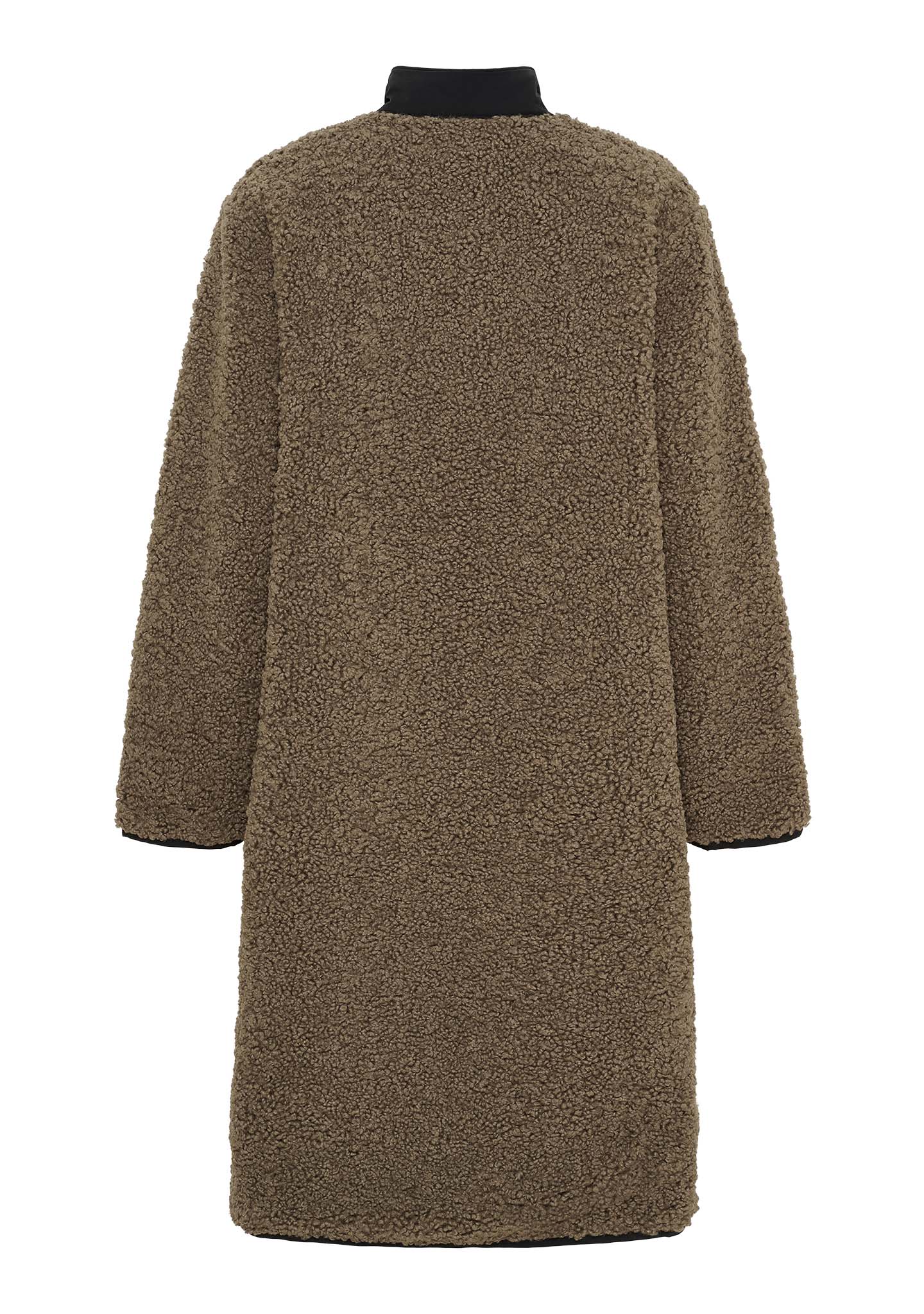 Jenka Reversible Coat - Taupe