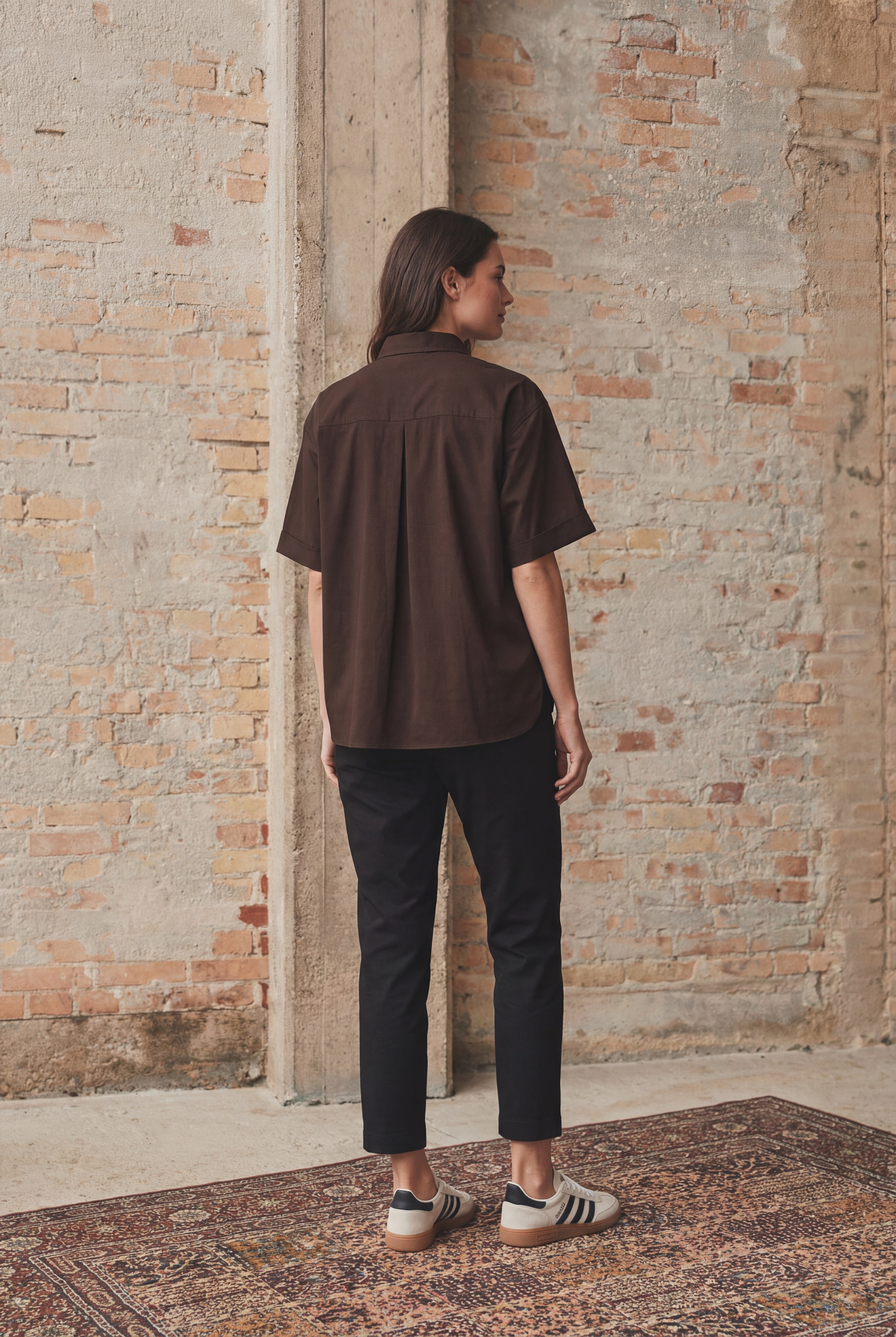 Sigga Pocket Shirt - Dark Brown