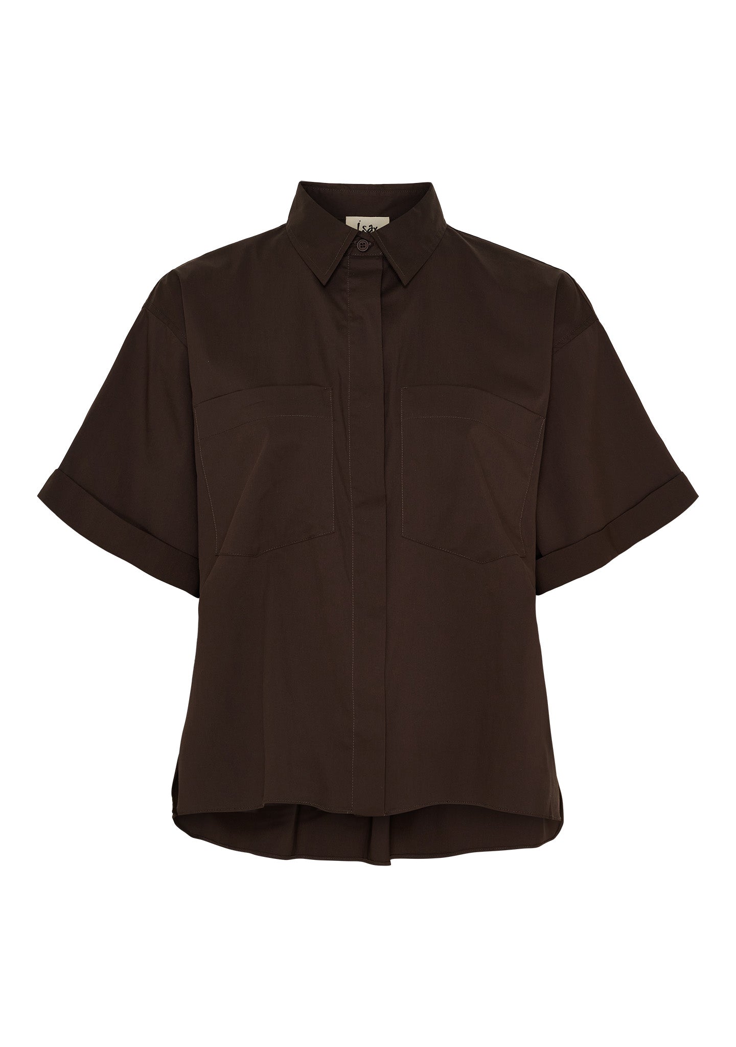 Sigga Pocket Shirt - Dark Brown