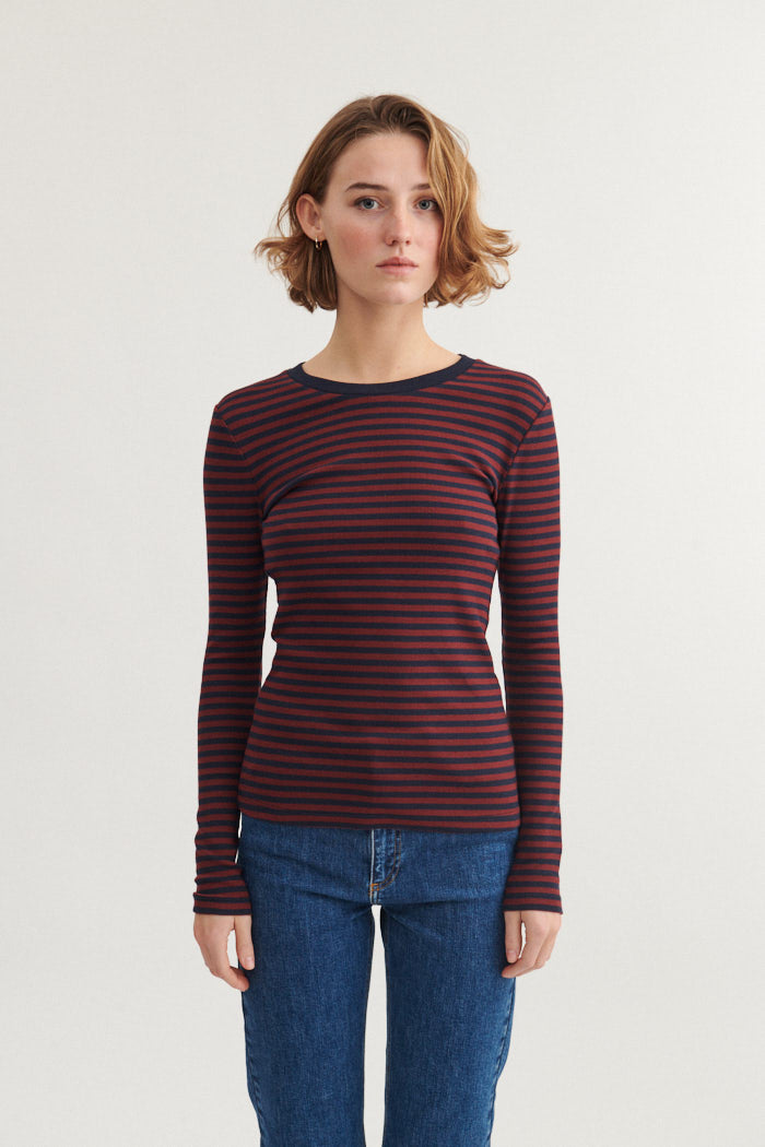 Ludmilla LS Tee - Bordeaux Truffle
