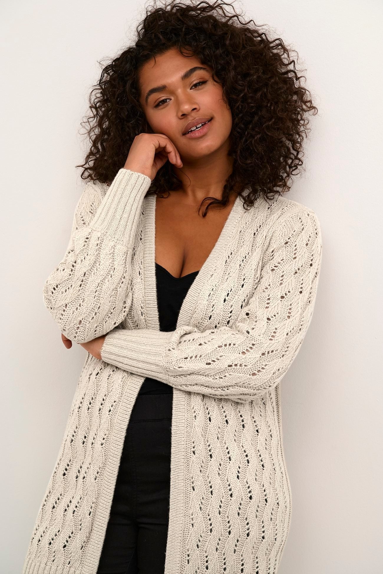 KClana Knit Cardigan - Feather Gray