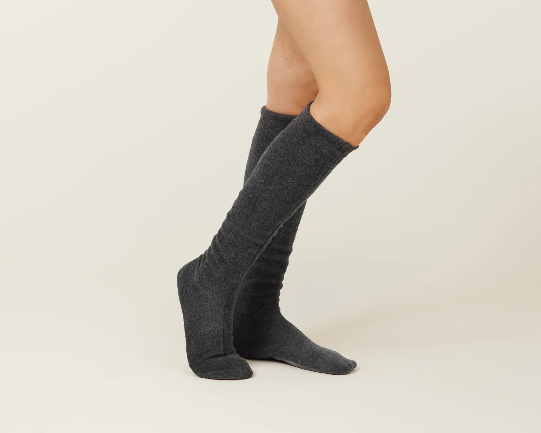 Fleece Sock Cozy - Dark Grey
