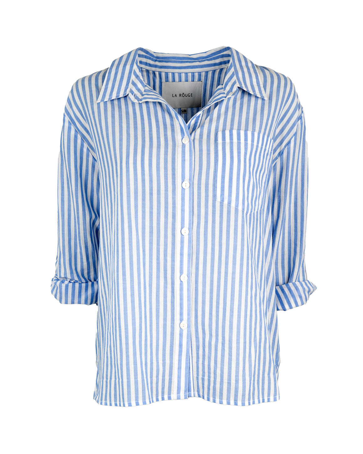 Pernille Shirt - Blue/White Stripe