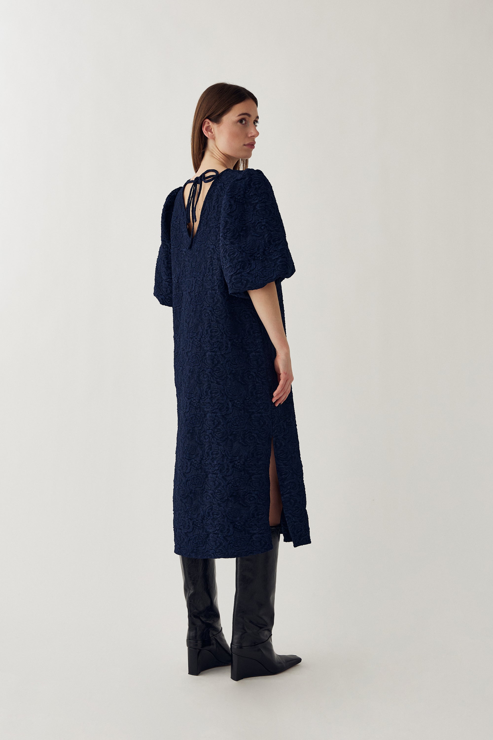 Pastis Long Dress - Navy Blue