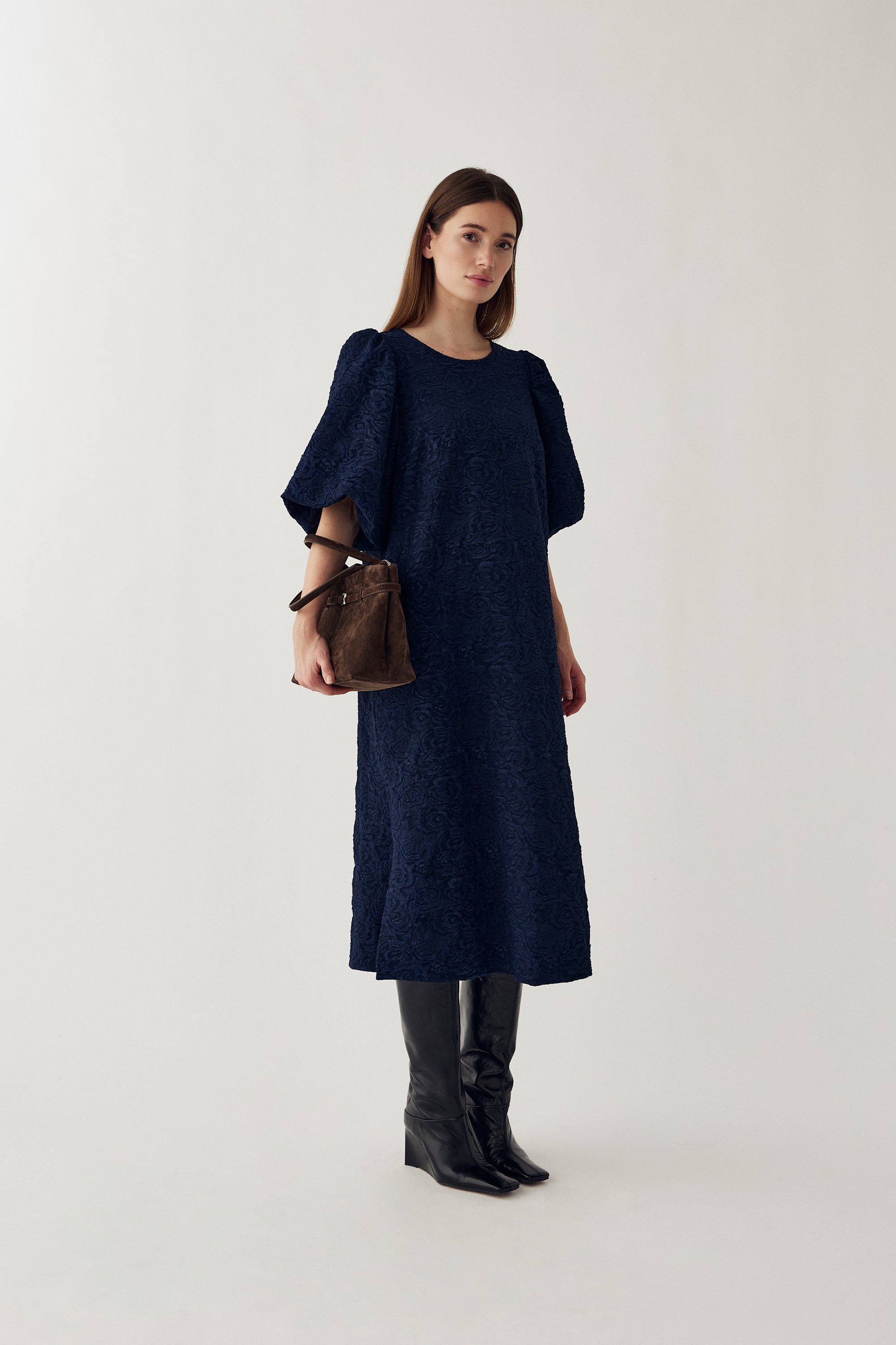 Pastis Long Dress - Navy Blue