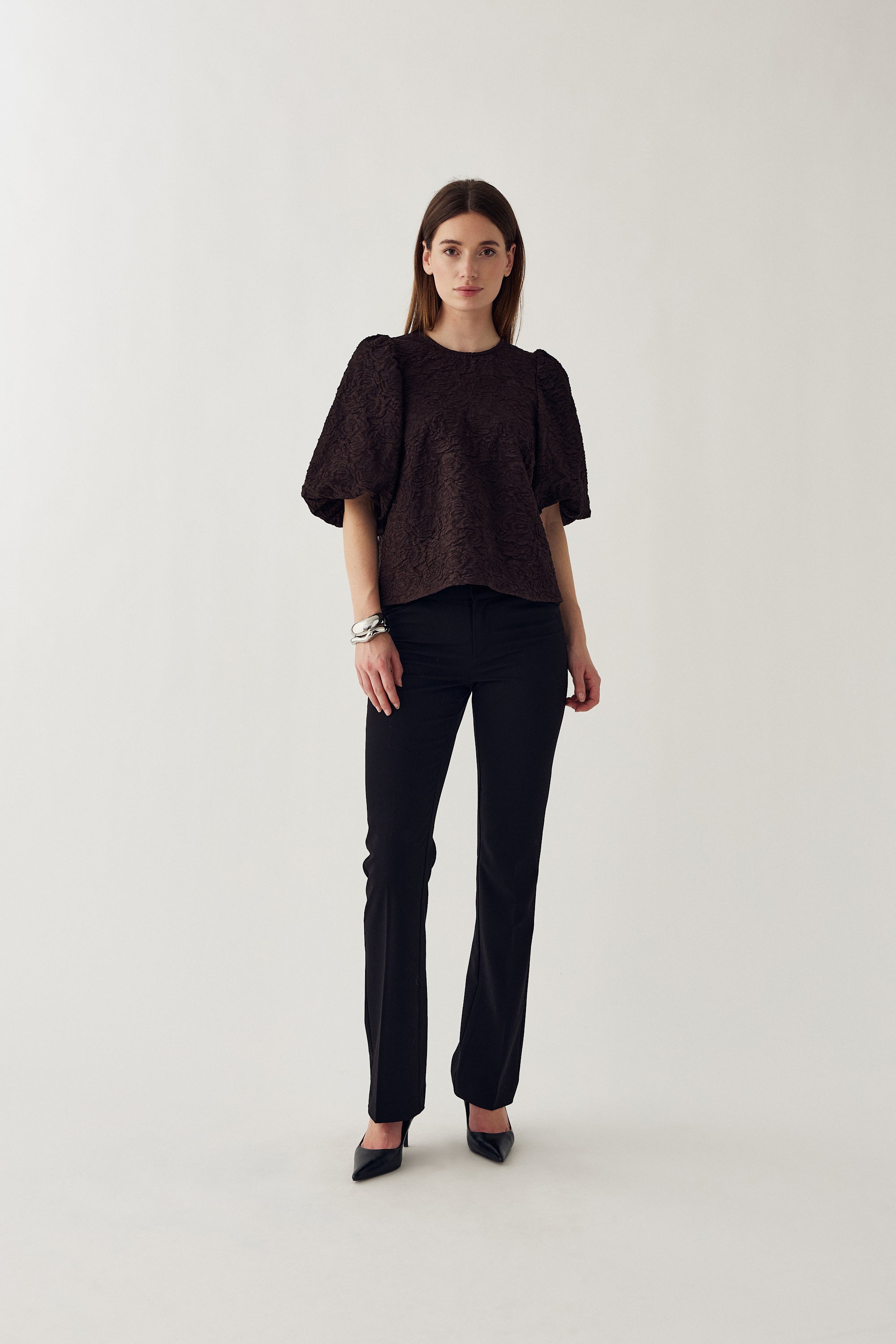 Shelly Blouse - Chocolate