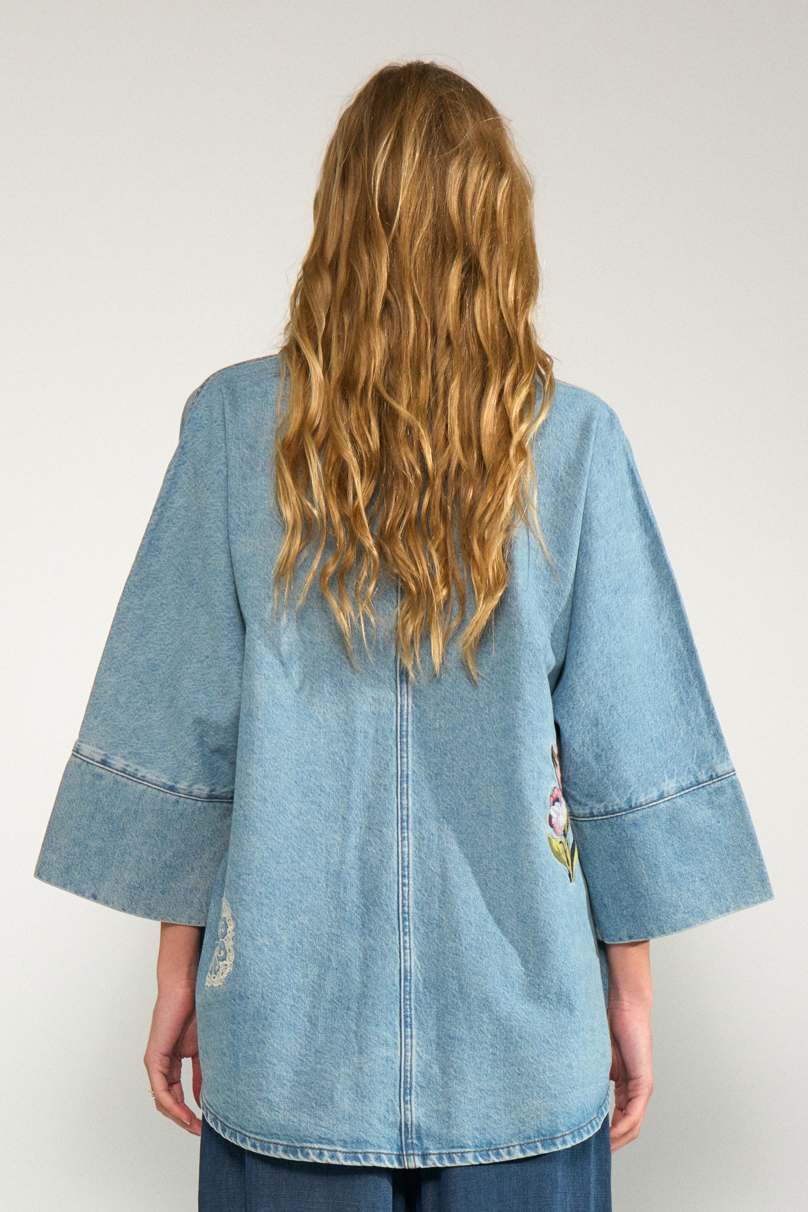 NUdenma Oversize Shirt - Medium Blue