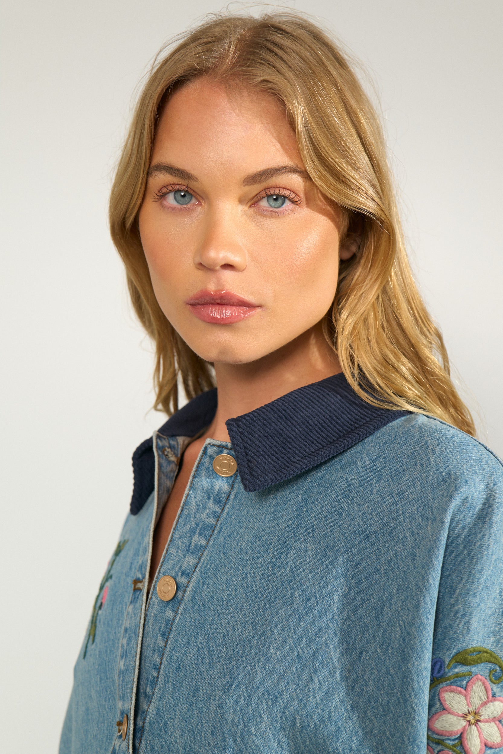 NUdenma Oversize Shirt - Medium Blue