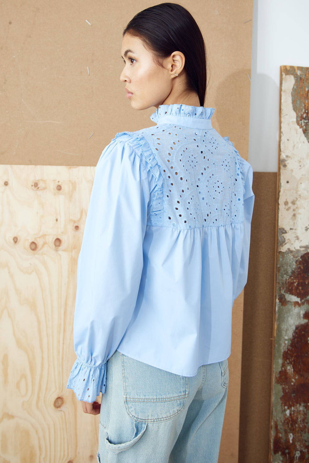 Jaelynn Blouse - Light Blue