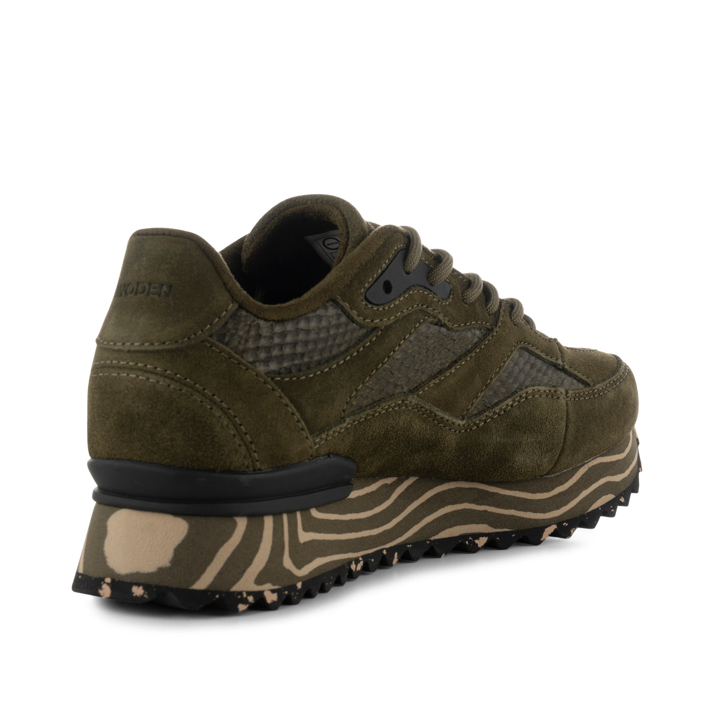 Sophie Sneakers Marble - Dark Olive