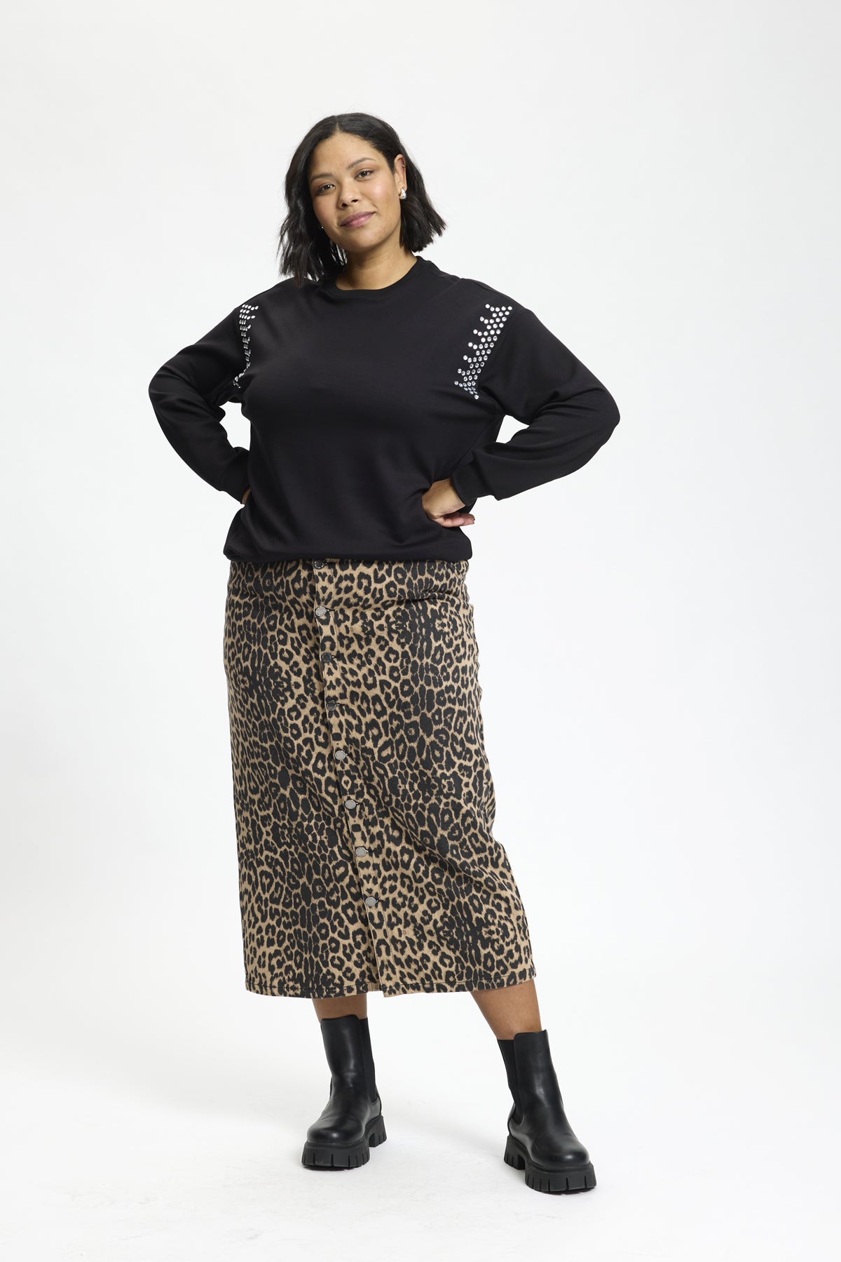 Any-Melissa Sweatshirt - Black